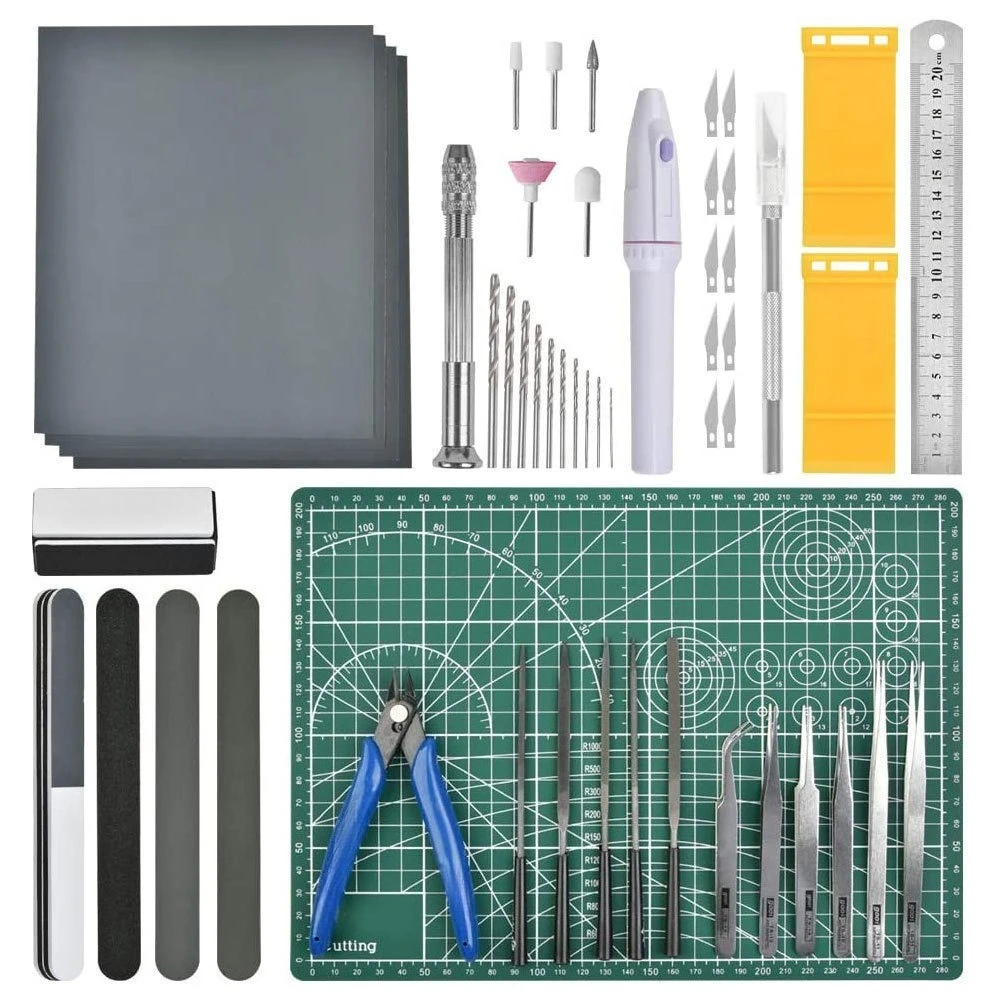 

53-Piece Model Tool Set Handmade DIY Model Assembly Tool Set for Gundam