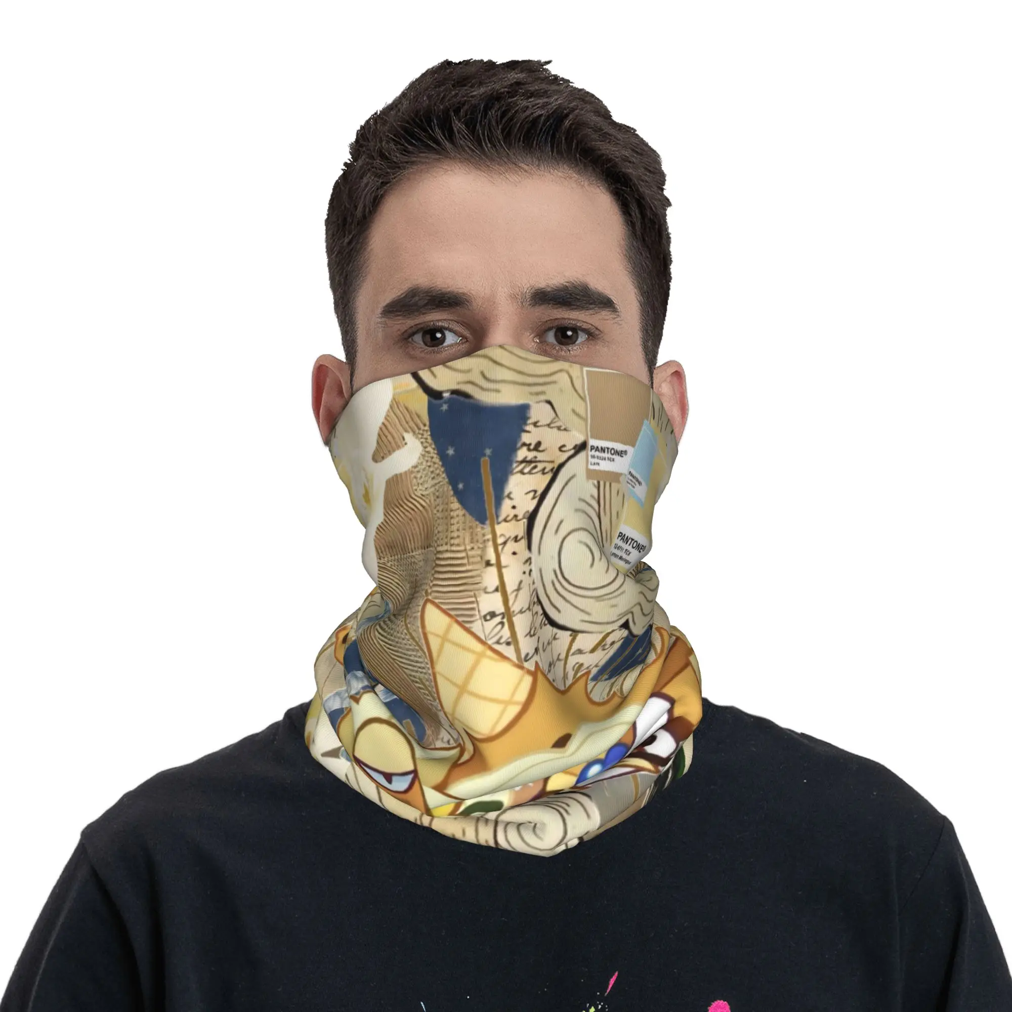 

Pure Vanilla Cookie Bandana Neck Gaiter Printed Cookie Run Kingdom Balaclavas Magic Scarf Cycling Hiking Unisex Adult