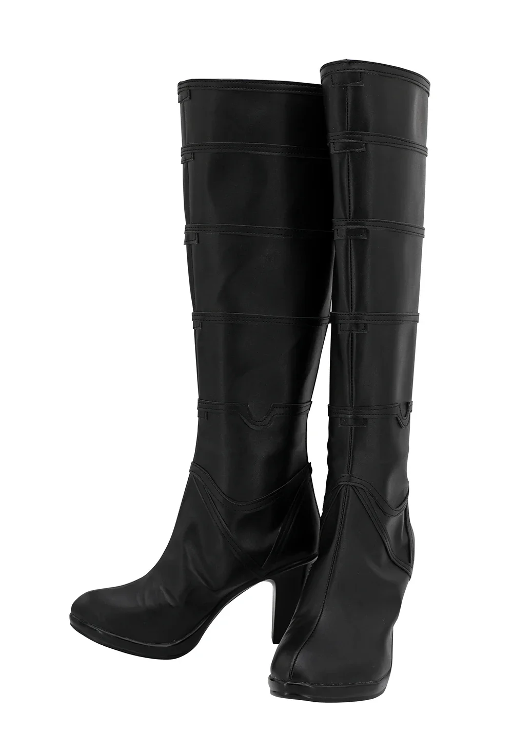 Granblue fantasy sandalphon cosplay stiefel schwarze schuhe mit hohen absätzen nach maß für unisex