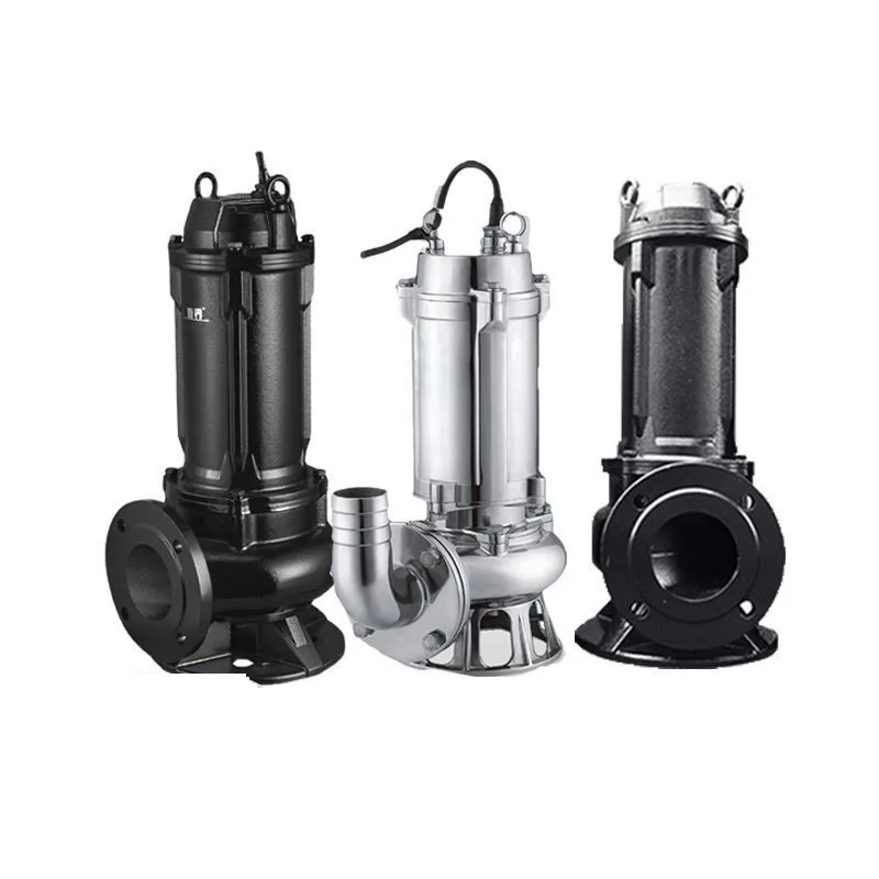 150WQ100-15-7.5 Sewage pump 7.5kw cast iron large flow three-phase non-clogged basement sewage pump