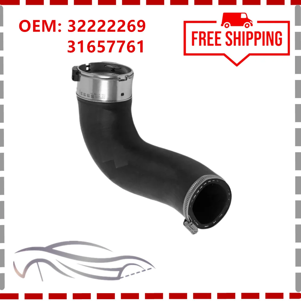 

31657761 32222269 TURBO INTERCOOLER HOSE PIPE FOR VOLVO S60 S90 V60 V90 XC60 XC90 2.0L 4 2019-2022 POLESTAR 1 31370095 32222269