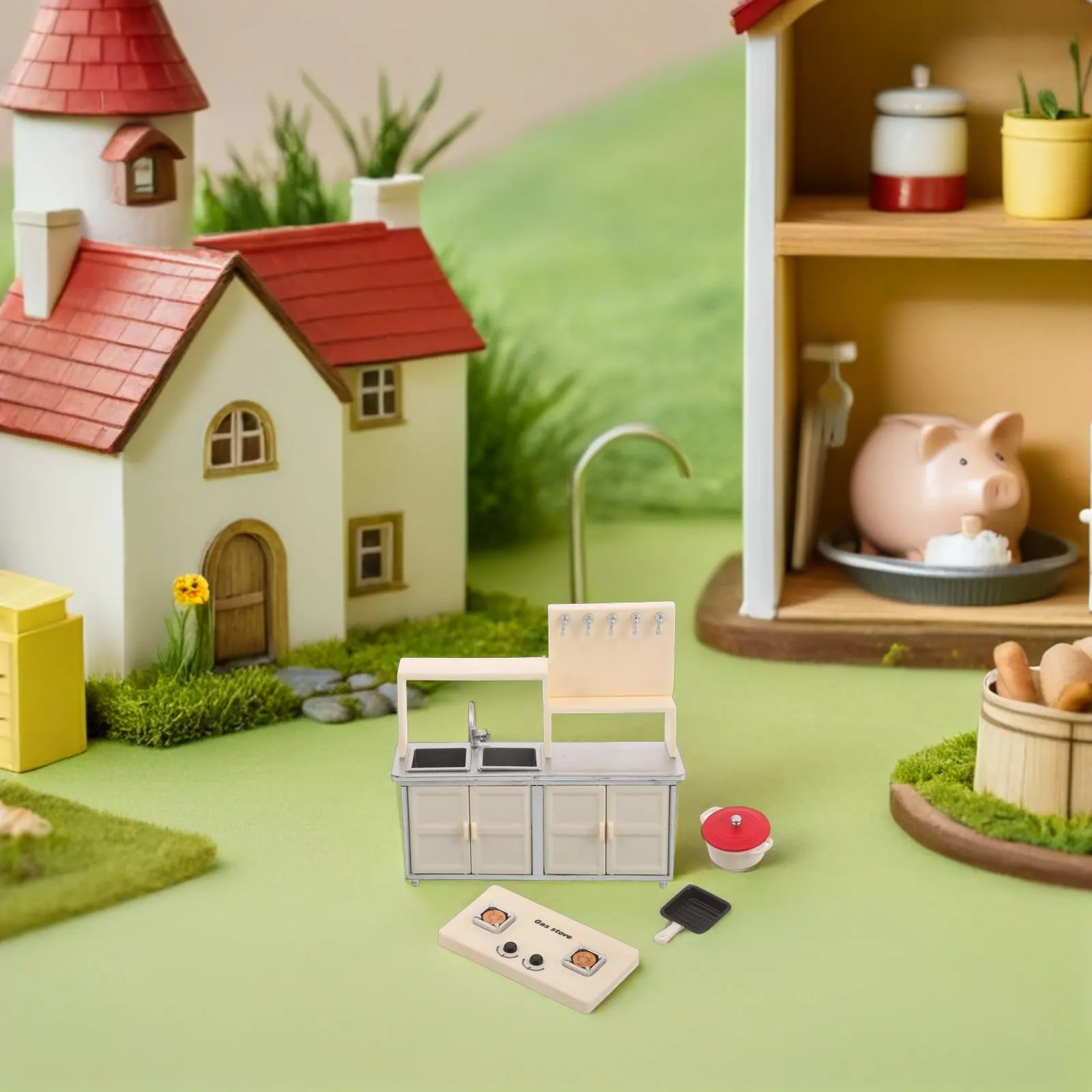 

1 Set Miniature Stove Kitchen Induction Cooker Pretend Play Accessories Creative Small Kitchen Setup for Kids Girls Boys