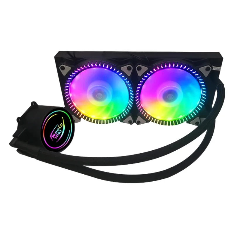 

LGA 17001200 OEM Factory Customizable PC Case Cooling LED lights Fan Liquid CPU fan For CPU AMD