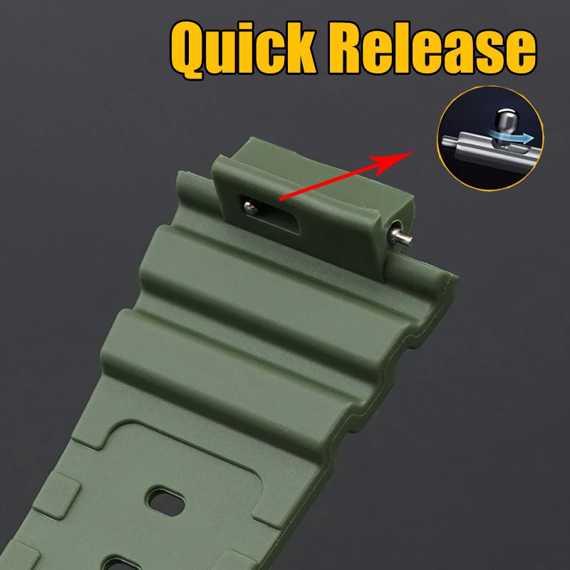 ga2100 Watch Band for Casio G-SHOCK GA-2100 2110 Series Colorful Rubber Strap Men Quick Release Resin Wrist Bracelet Accessories