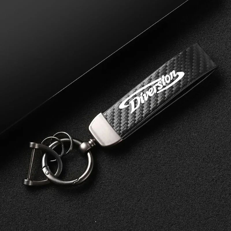 1 шт., кожаные ключи для мотоциклов из углеродного волокна