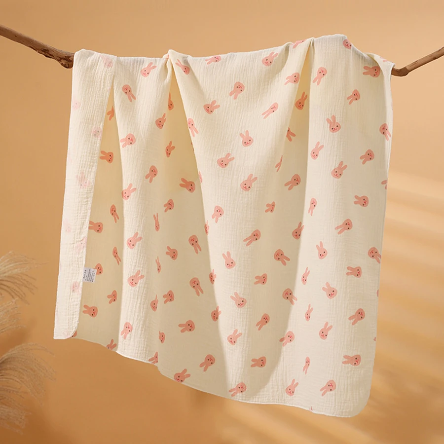 100*100cm Baby Muslin Swaddle 100% Cotton Baby Blankets Baby Wrap For Sleeping and Traveling