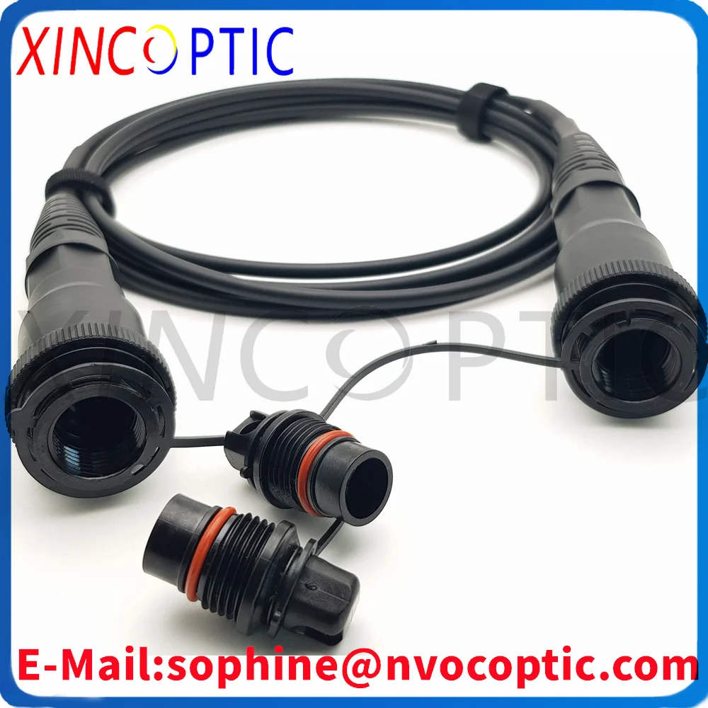2-pezzi-esterno-impermeabile-ip67-corning-maschio-sc-apc-a-corning-femmina-sc-apc-3m-50mm-blindato-simplex-lszh-cavo-in-fibra-nera