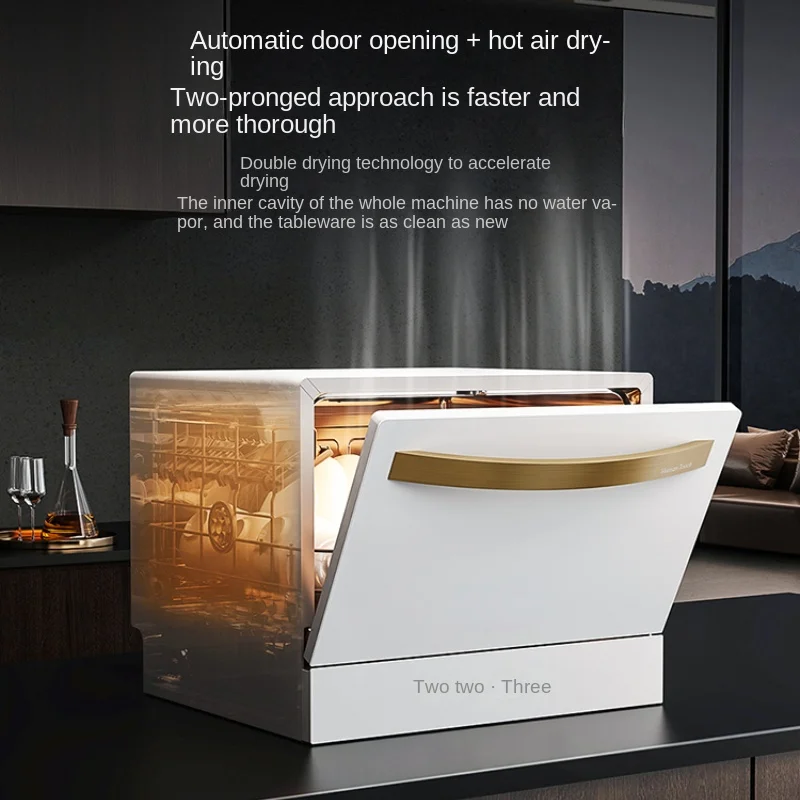 Automatic Household Small Desktop Countertop Dishwasher