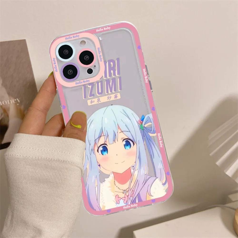 Cute Girl Izumi Sagiri Phone Case For Redmi 7 8 9 A For Redmi Note 5 7 8 9 10 11 Pro Max 4G 5G Funfas