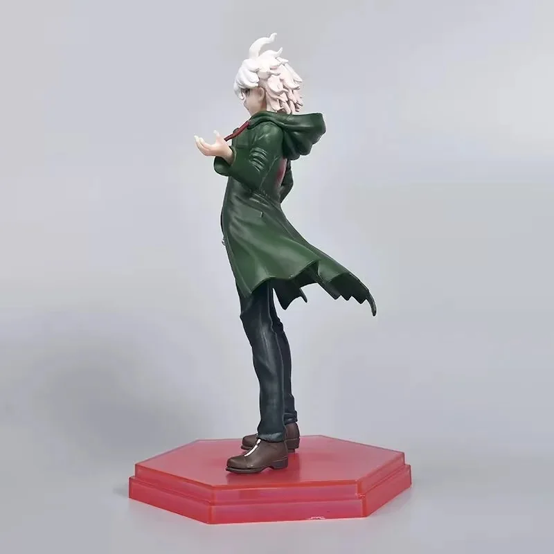 20CM Danganronpa Nagito Komaeda PVC figurka figurka Anime zabawki kolekcja figurek lalka prezent Trigger Happy Havoc zabawka