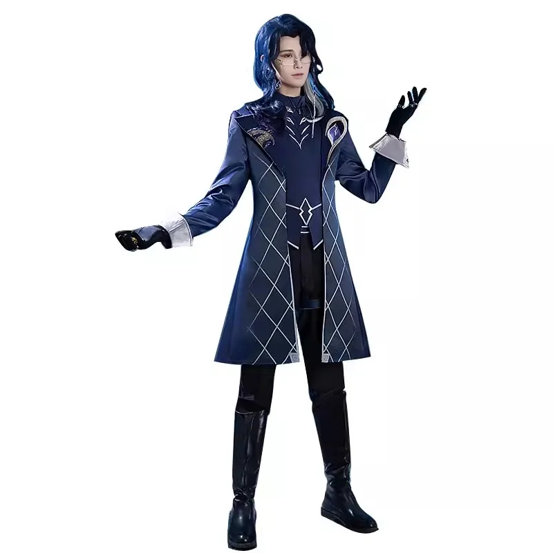 

Cos-Mart Game Genshin Impact Pantalone Cosplay Costume Fashion Handsome Fatui Cloak Uniform Activity Party Role Play Clothing