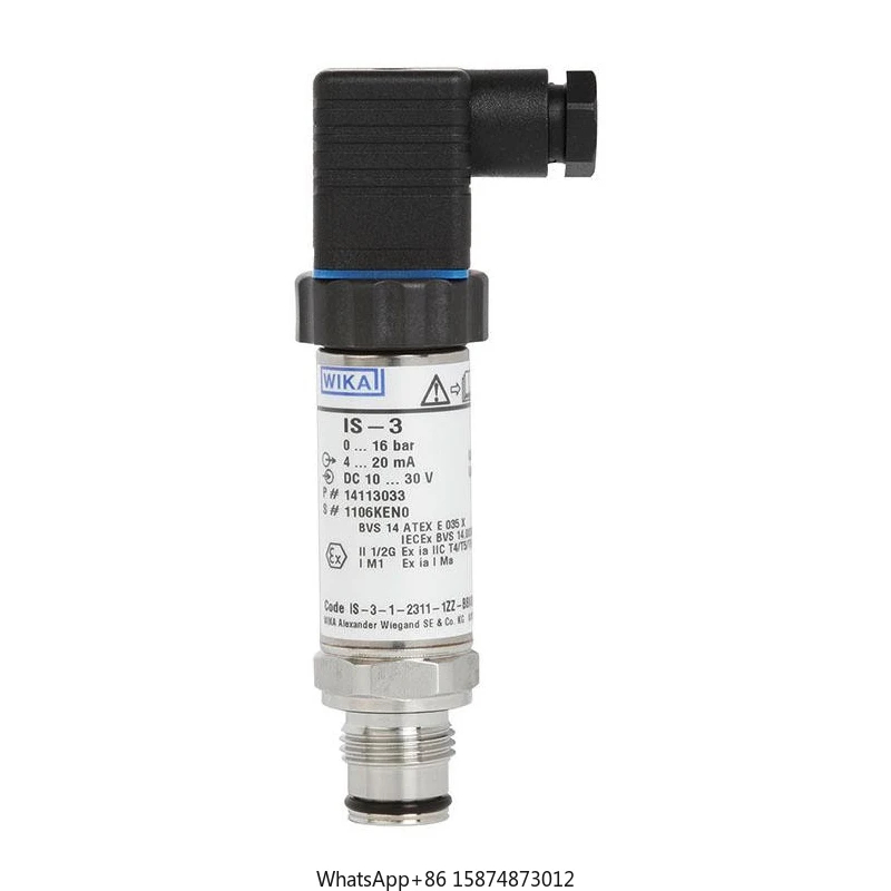 WIKA Model IS-3 Pressure transmitter For applications in hazardous areas