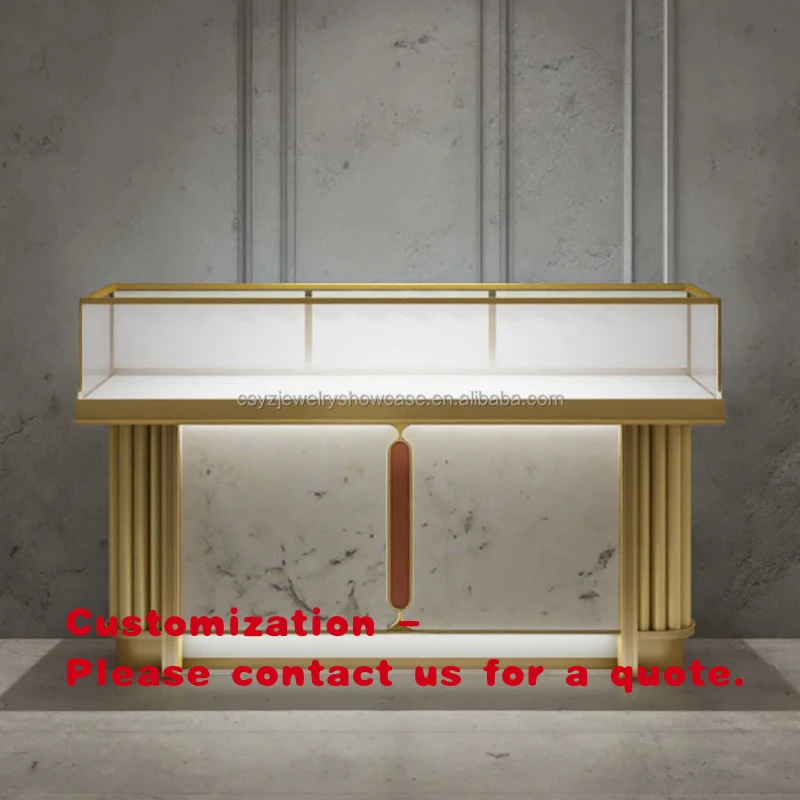 

custom.High Quality Elegant Style Jewelry Showcase Cabinet Factory Sale Display Solution