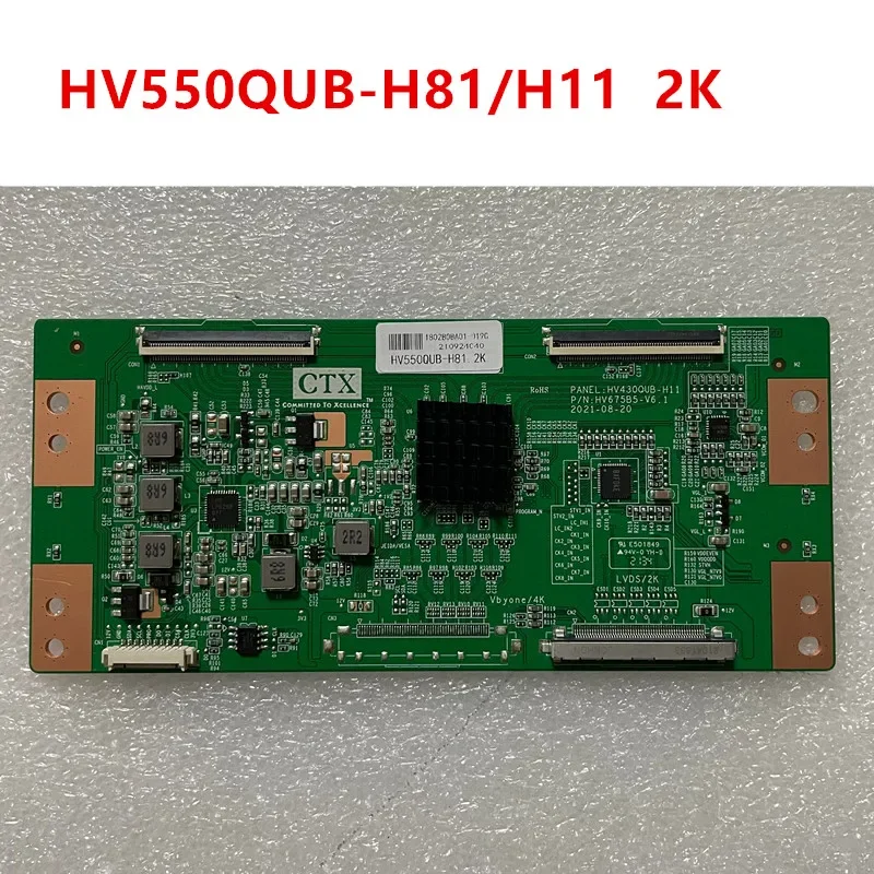 for HV550QUB-H81 4K 2K HV430QUB-H11 4K 2K new upgraded logic board For 4K 2K Sscreen