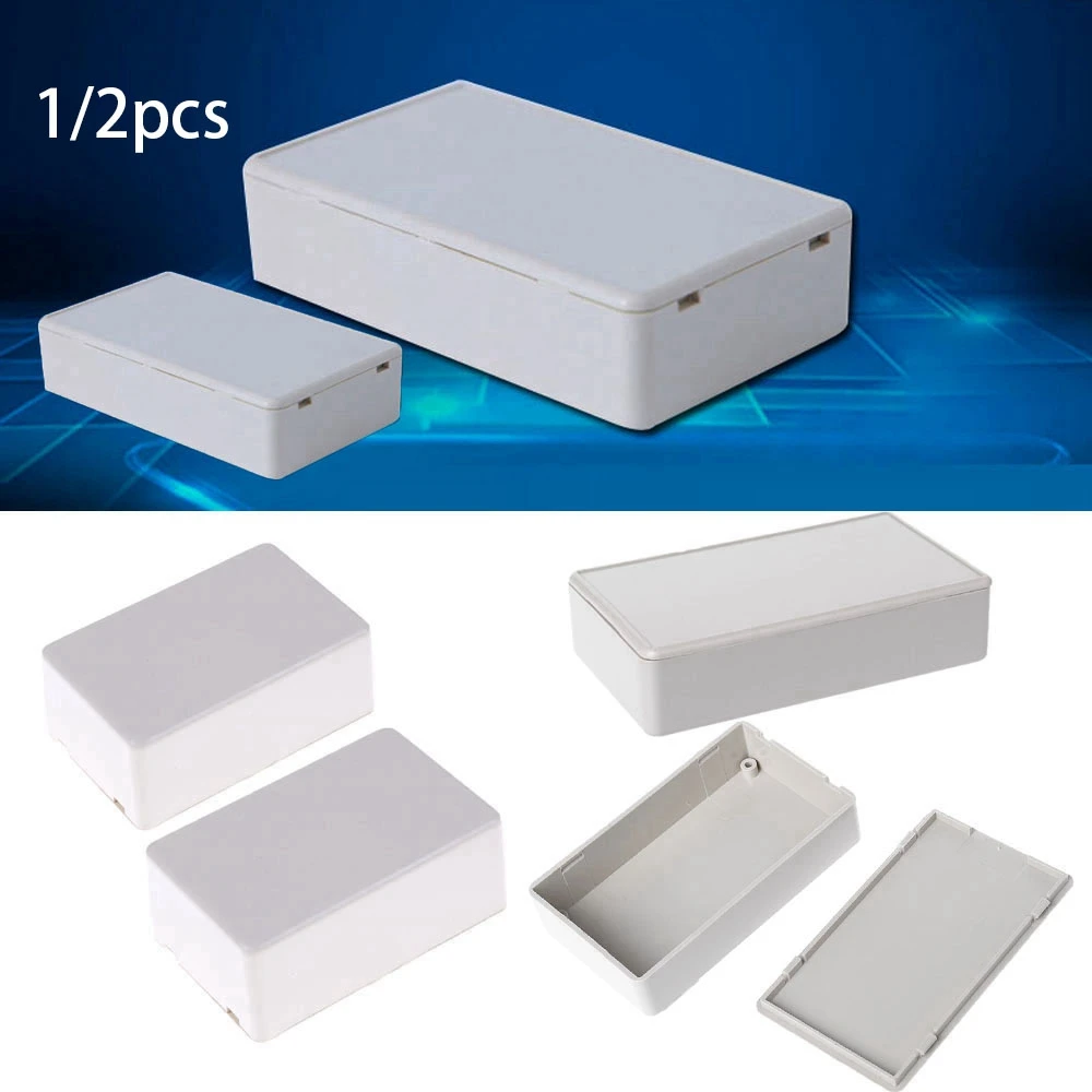 

Plastic Instrument Case High Quality Enclosure Boxes ABS Plastic Electronic Project Box DIY White Grey Waterproof Cover Project