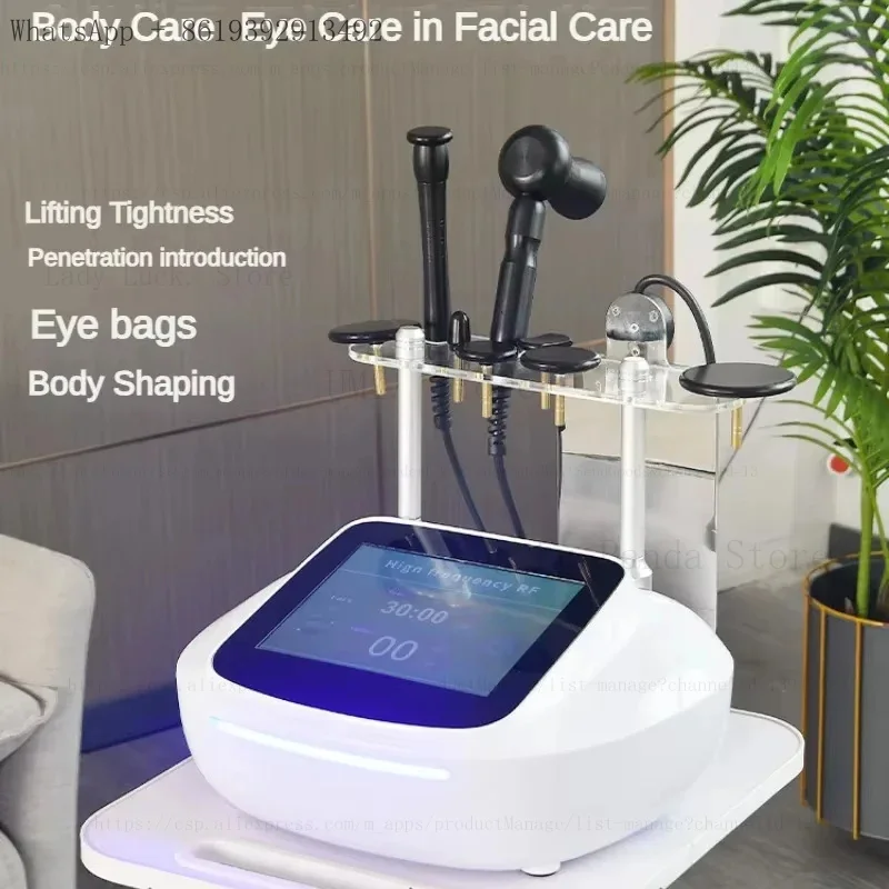 

New Monopolar RF Radio Frequency Beauty Machine Body Massage Face lifting Skin Wrinkle Removal Rejuvenation Beauty Salon Device
