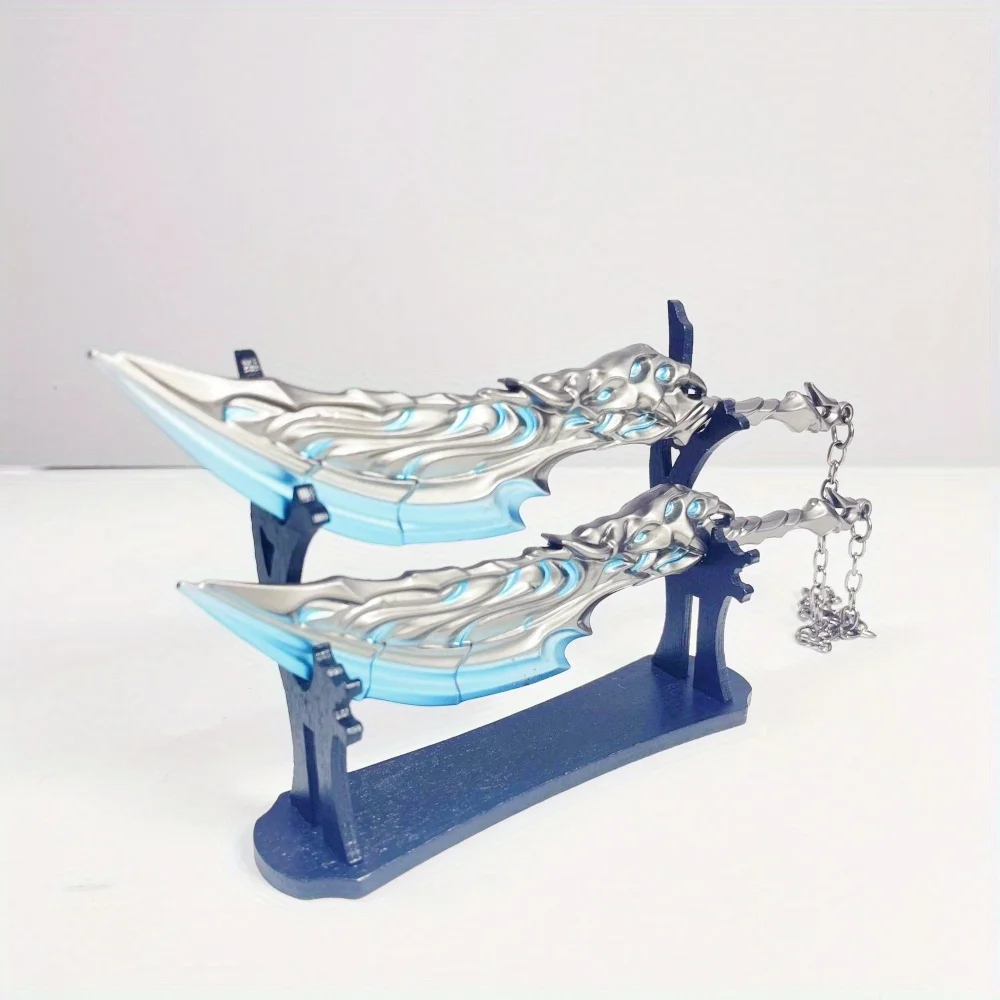 Valorant – épée Katana en métal flamme de 6.3 pouces, couteau Ninja, sabre Katana japonais, sabre de samouraï Original, accessoires de Cosplay, jouet accessoire