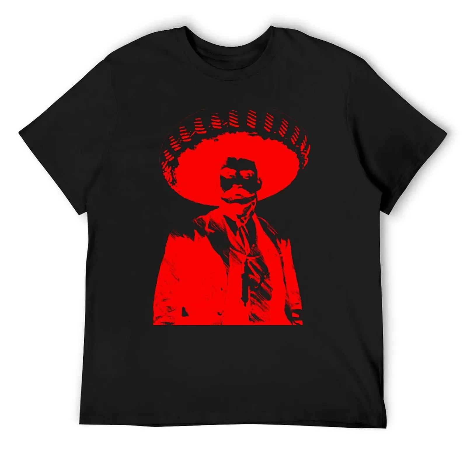 Emiliano Zapata - unichrome red T-Shirt vintage graphic tee oversized graphic tee graphic t shirts cute clothes tshirts for men