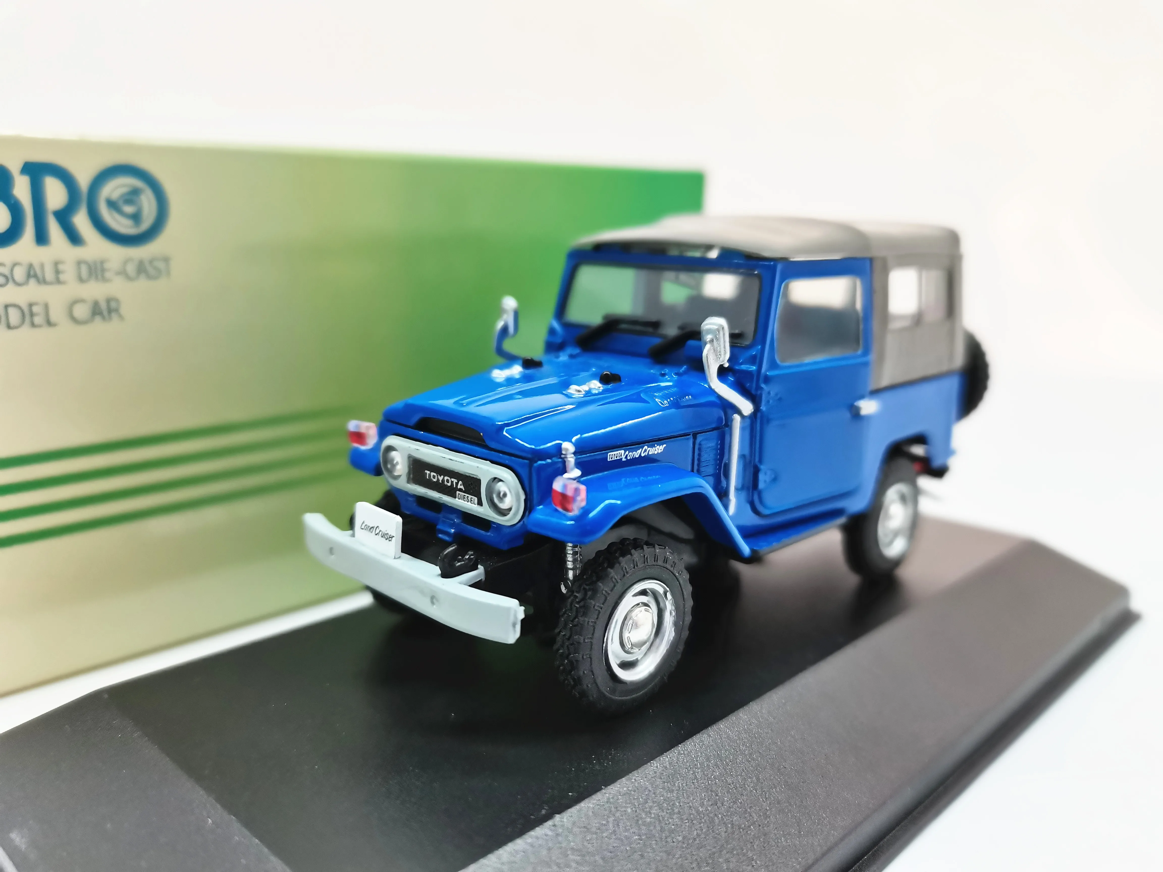 EBBRO 1/43 TOYOTA LAND CRUISER BJ40 Top disassembly collection die-cast alloy simulation truck model