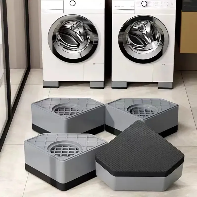 4Pcs Strengthen Washing Machine Anti Vibration Pads Rubber Feet Legs Mat Silent Washer Dryer Furniture Support Dampers Stand