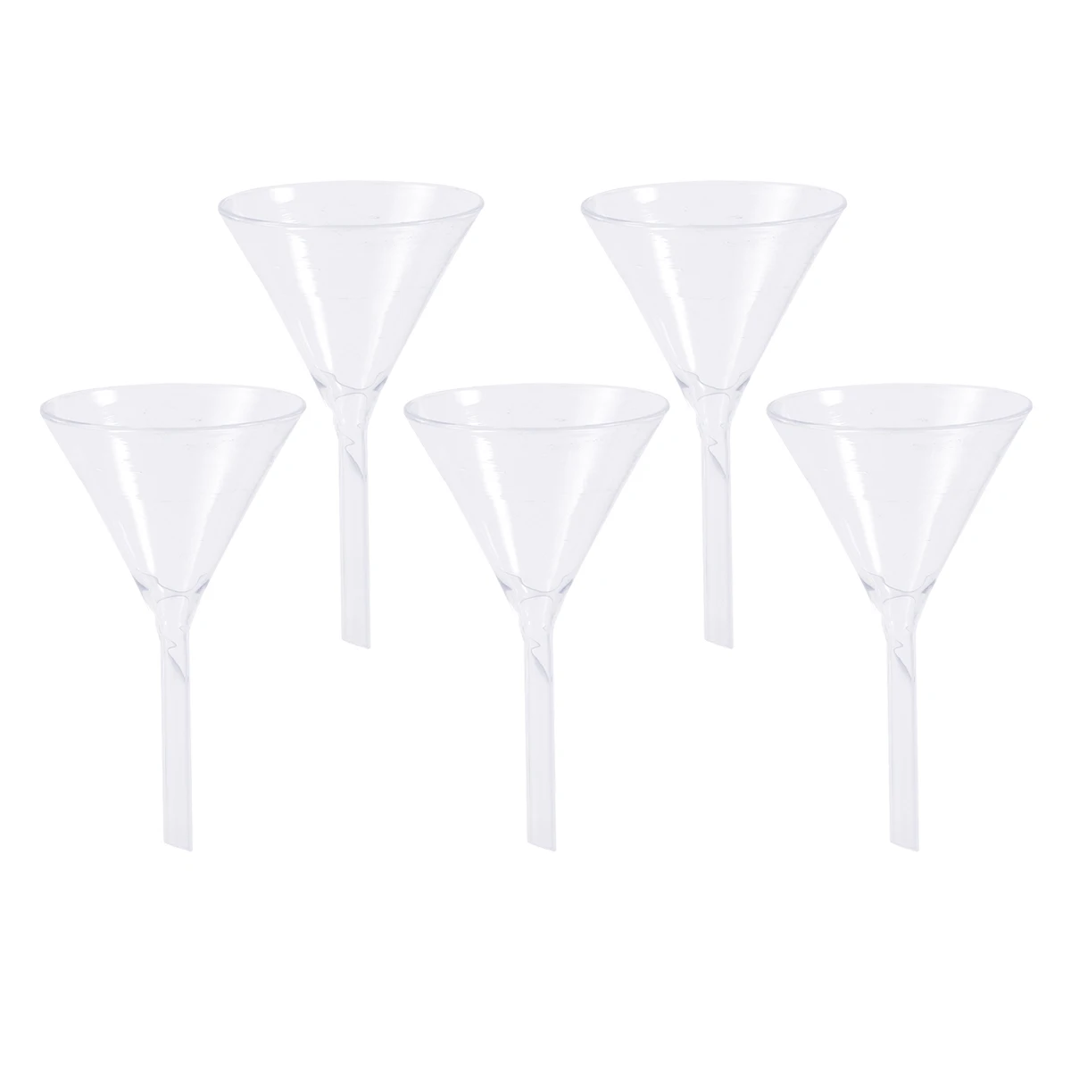 

5Pcs Glass Funnel Professional Laboratory Tool Analytical Chemistry Experiments Reusable Lightweight 60mm