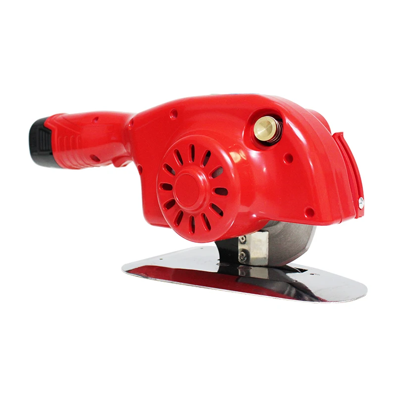 New design wireless brushless round knife cutting machine for garment factory spare parts support