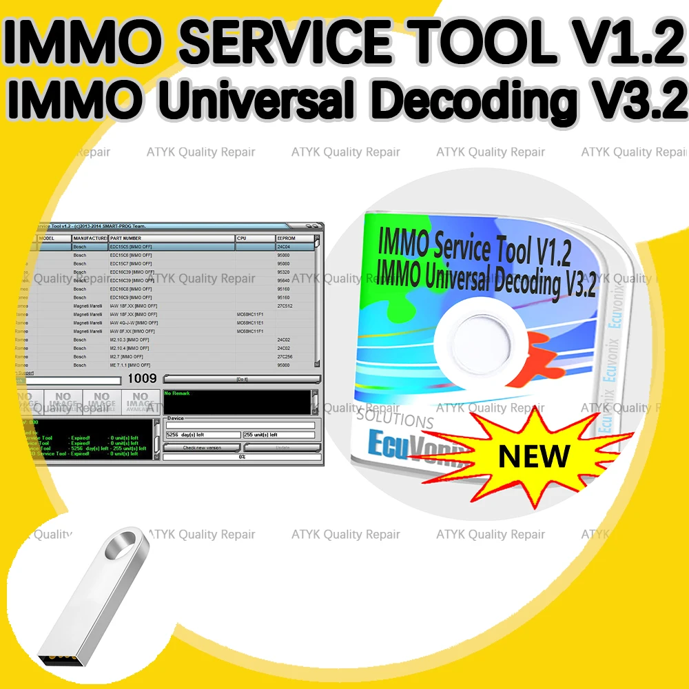 

IMMO SERVICE TOOL V1.2 IMMO Universal Decoding 3.2 ECU tuning auto obd2 scanner Repair tools diagnostic pour voiture repair vci