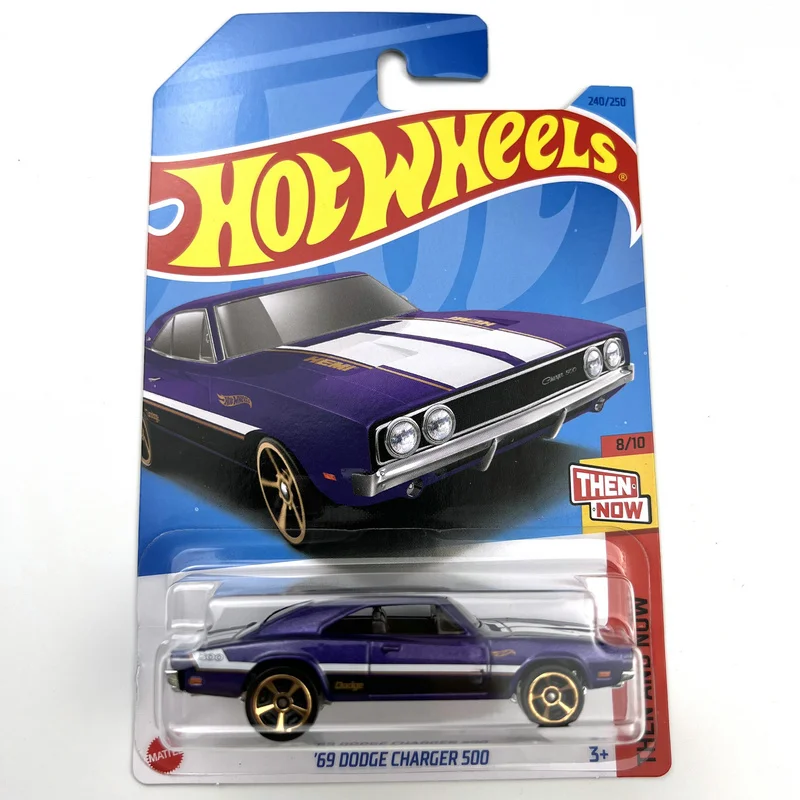 2023-241 Hot Wheels Cars 69 DODGE CHARGER 500 1/64 Metal Die-cast Model Toy Vehicles