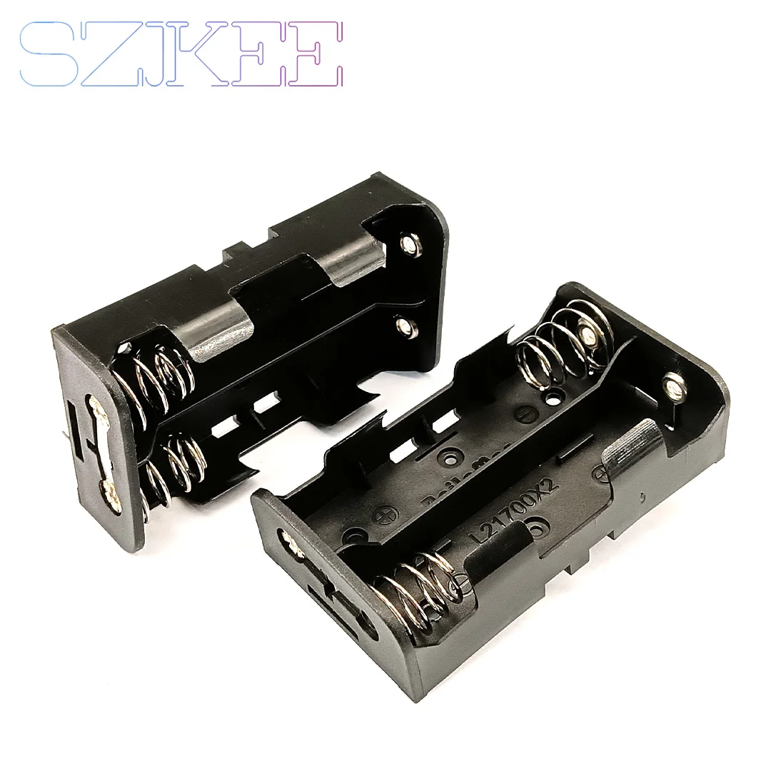 NEW ! 21700 With Pins 21700 Box 21700 Battery Case  2 Slots 21700 Battery Holder With Pin Series/Parallel 21700 Optional