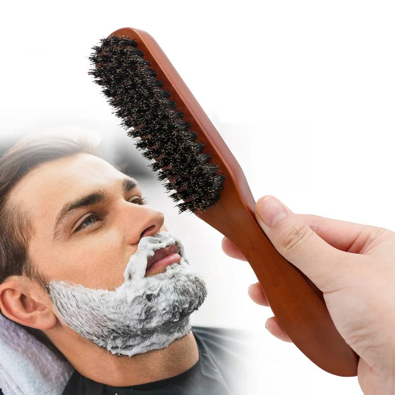 

Lotus Bristle Beard Brush Beard Cleaning And Trimming Brush Beard Comb Set Oil Comb Gradient Brush