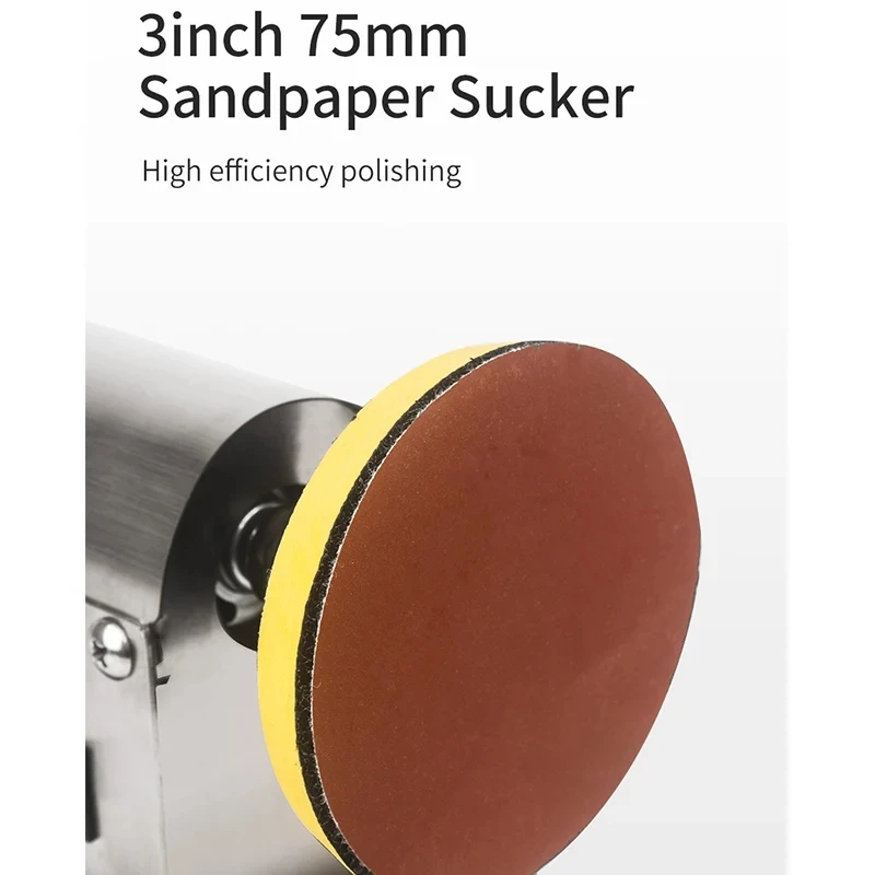 Jewelry Grinder Rock Polisher Polishing Machine Benchtop Jewelry Polisher with 20 Grit Sandpaper