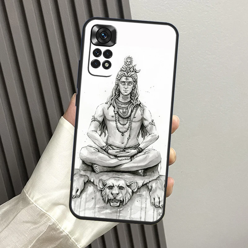 Lord Shiva Hindu God Buddha India Case For Xiaomi Redmi Note 11 Pro 8 9 10 12 Pro 8T 9S 10S 11S Redmi 10 10A 10C 12C 9C Coque