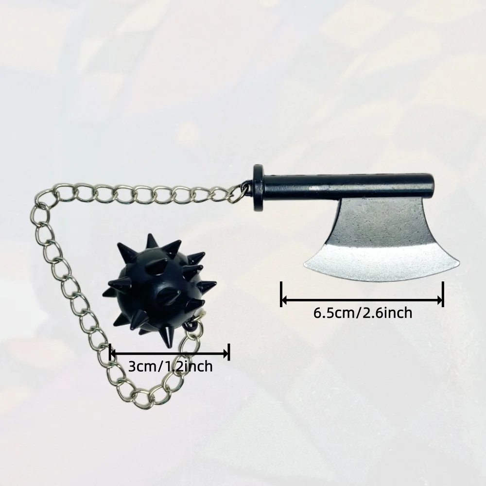 11.2 polegada demon slayer himejima gyomei metal katana espada sabre original samurai sabre ninja faca cosplay acessórios prop brinquedo