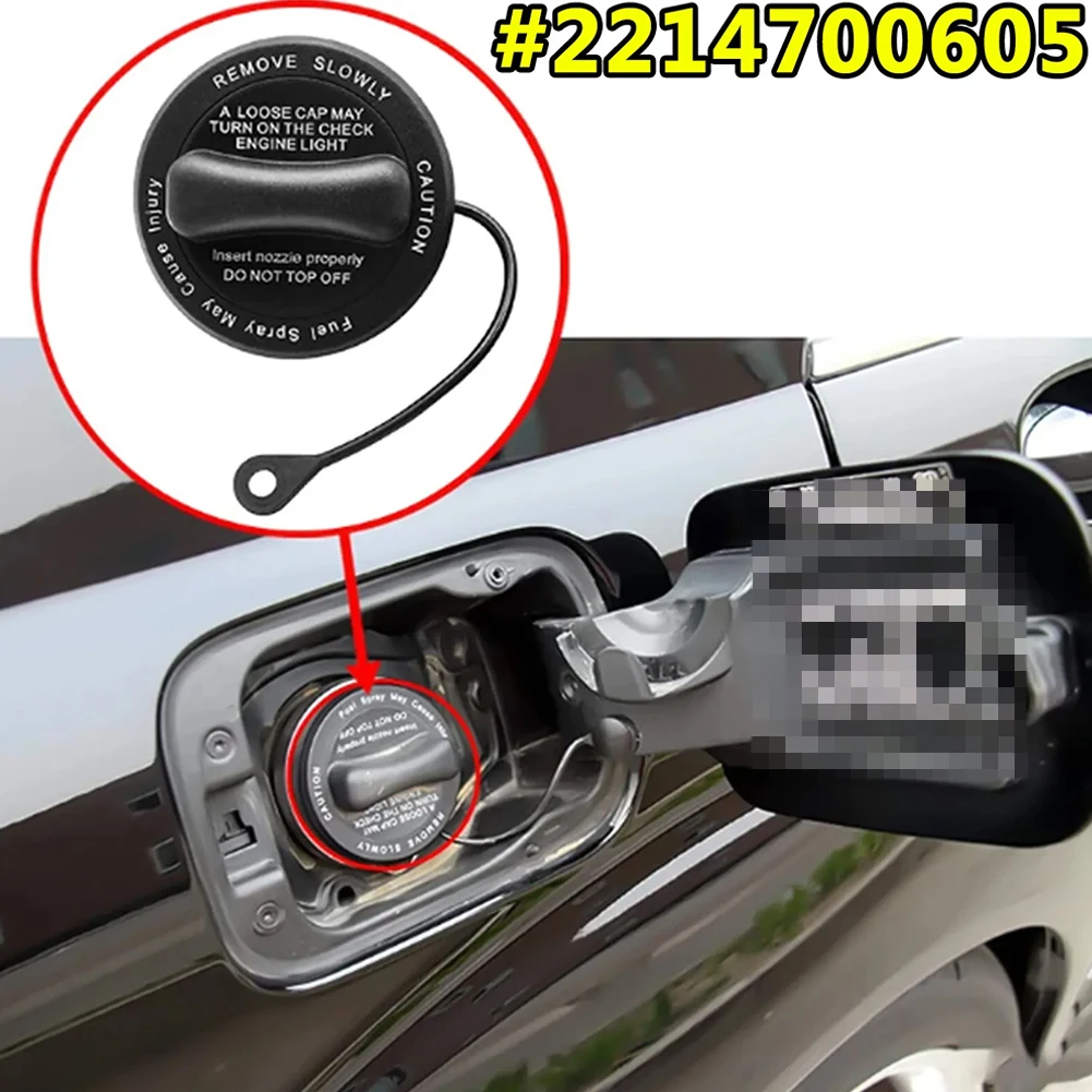 Car Petrol Fuel Tank Filler Cover Cap Replace 2214700605 for Mercedes CL600 CLK320 CLK350 CLK500 CLK550