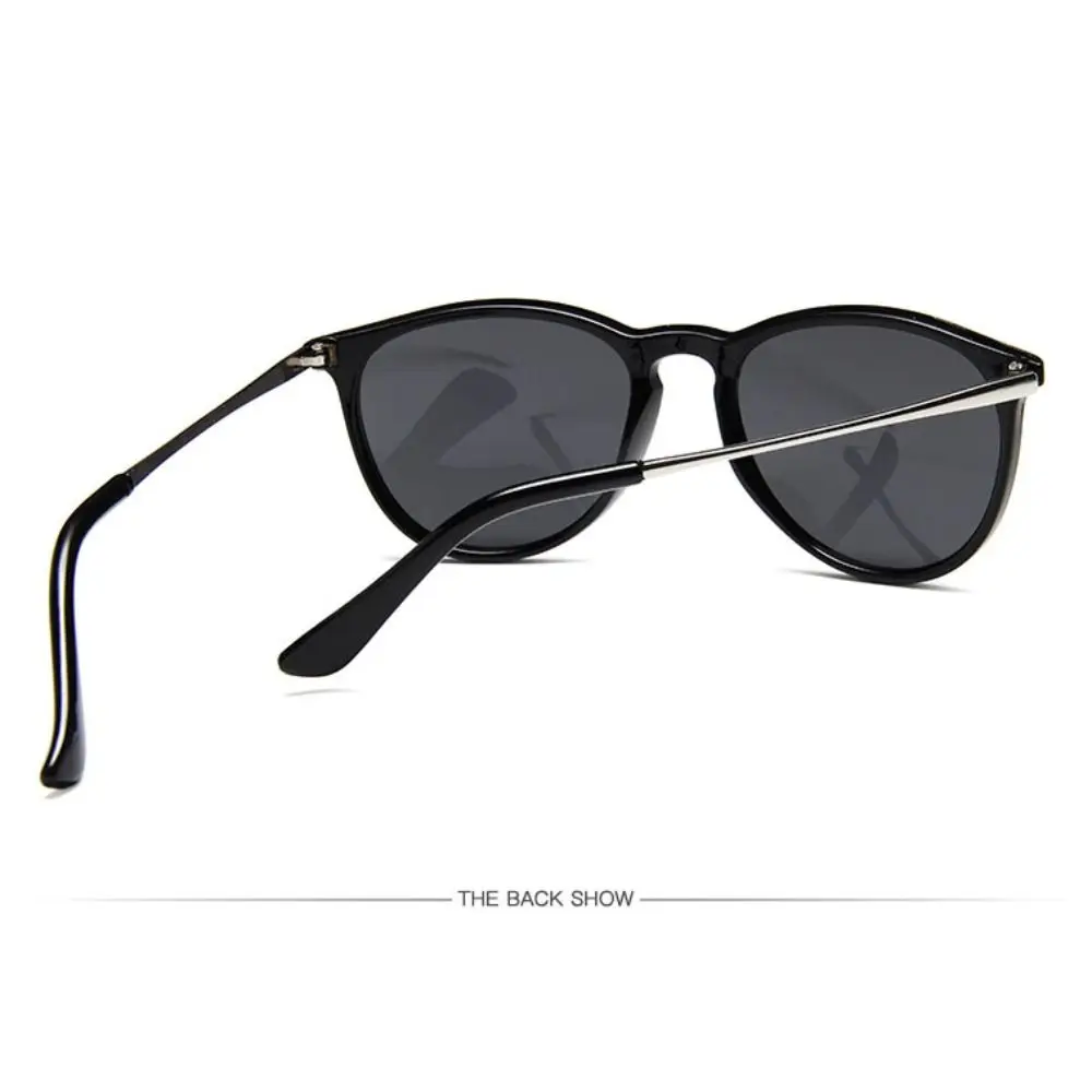 Gafas de sol con montura de PC Punk, fotos de calle, actividades al aire libre, gafas de conducción, gafas protectoras solares de tonos negros para mujer y hombre