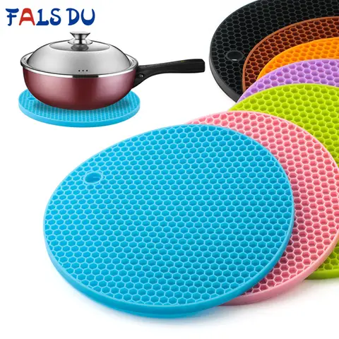 Heat Resistant Silicone Coasters 2pcs FAIS DU