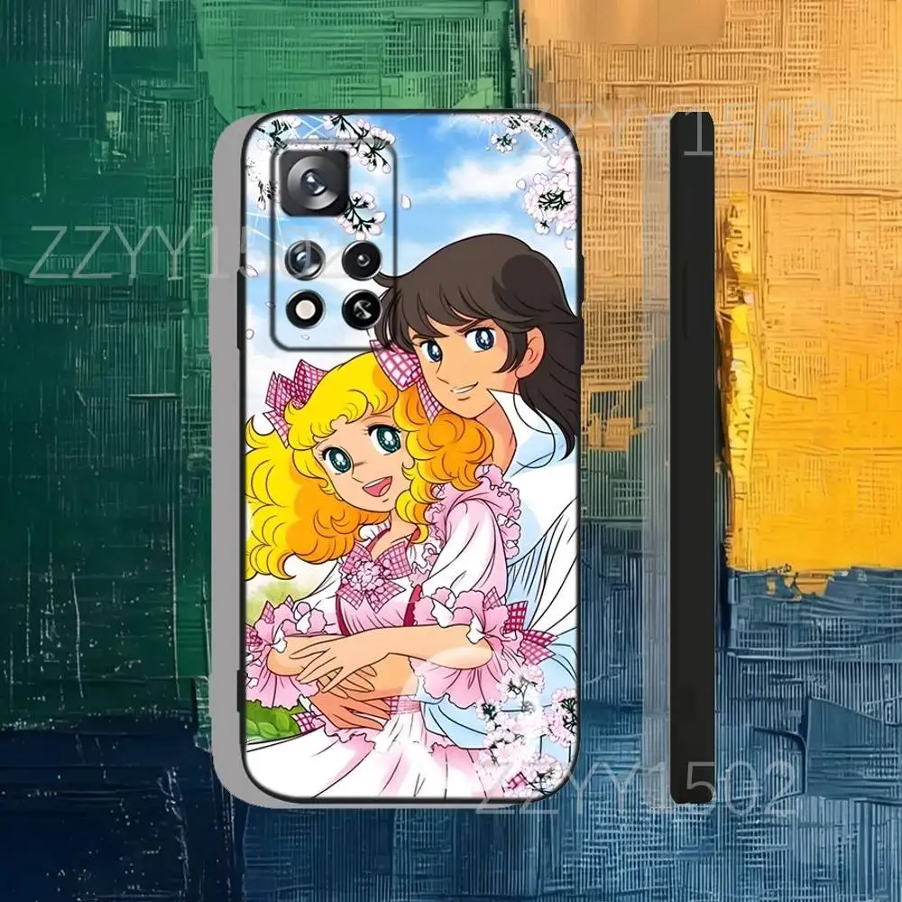 حافظة هاتف كاندي كاندي أنيمي لهاتف سامسونج S25، S24، Ultra، S20، S30، Plus، S22، S23، Ultra، Plus، 5G سيليكون أسود ناعم