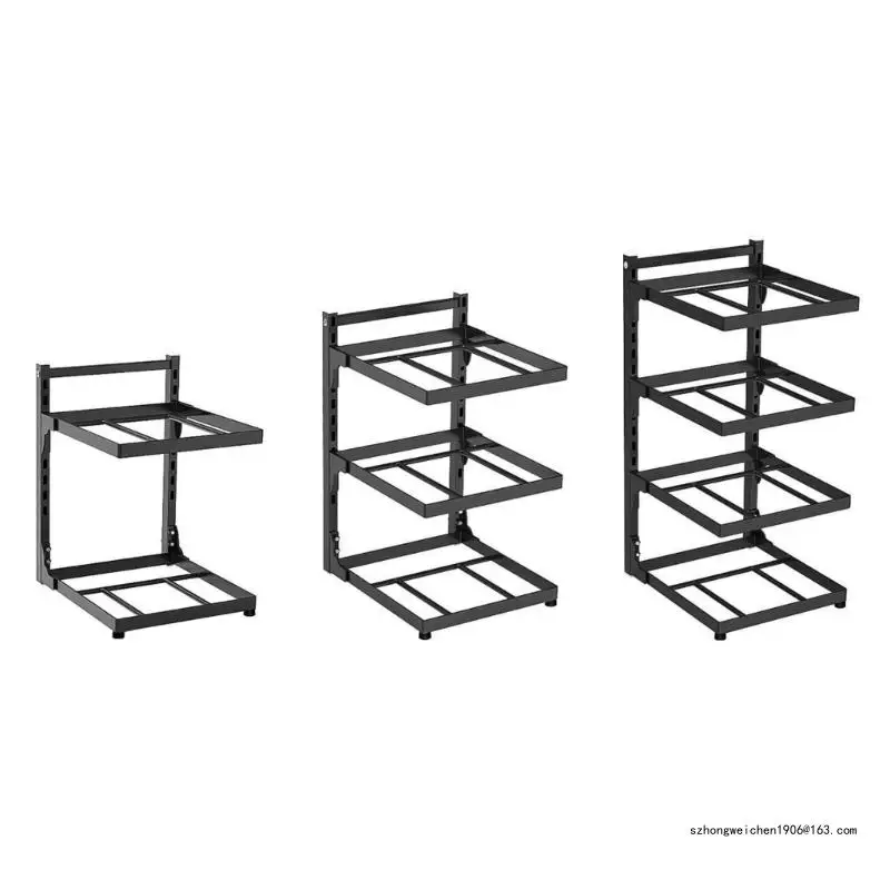 

28GF Kitchen Cabinet Storage Solution Multiple Leveling Adjustable Organizers Rack