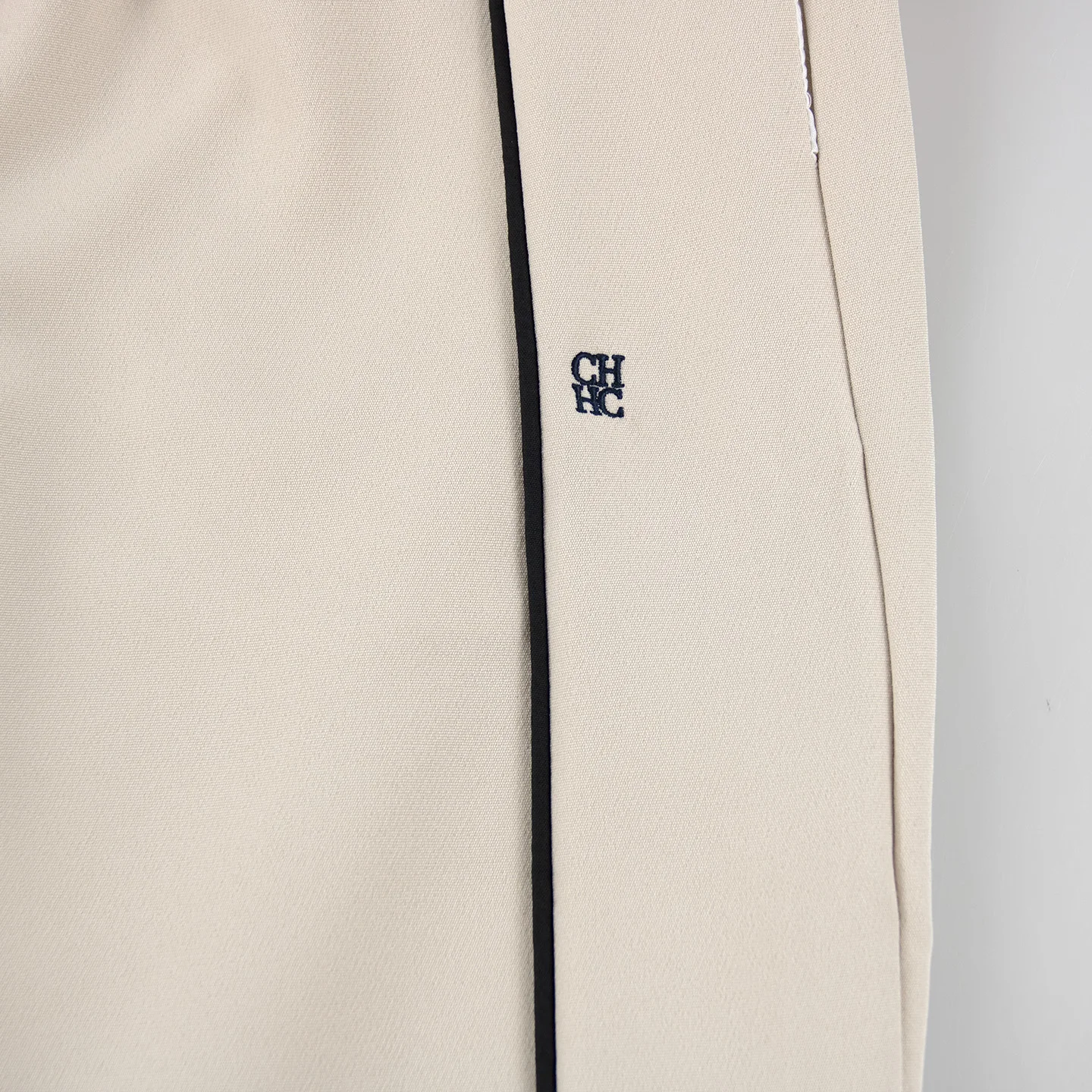 CH Damen Zweiteiliger Trainingsanzug mit Reißverschlussjacke und Weiten Hosen, Lässiger Sportanzug für Frühling und Herbst – Detail 10