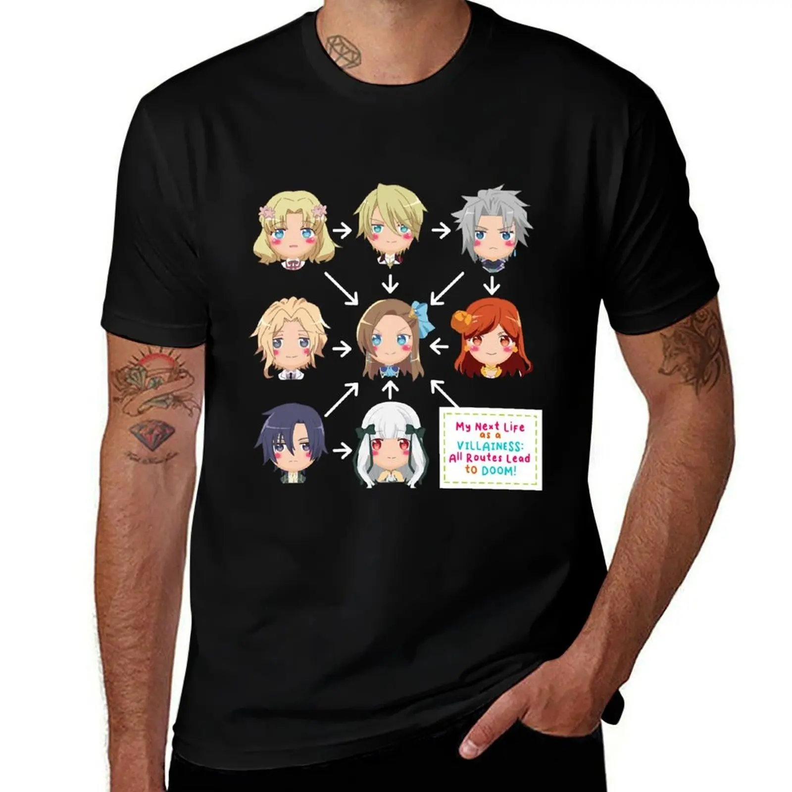 

My Next Life as a Villainess T-Shirt mens graphic t shirts man tshirt T-Shirt