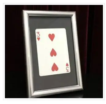 2017 Signed Card Thru The Frame by Hilgar-Magic tricks