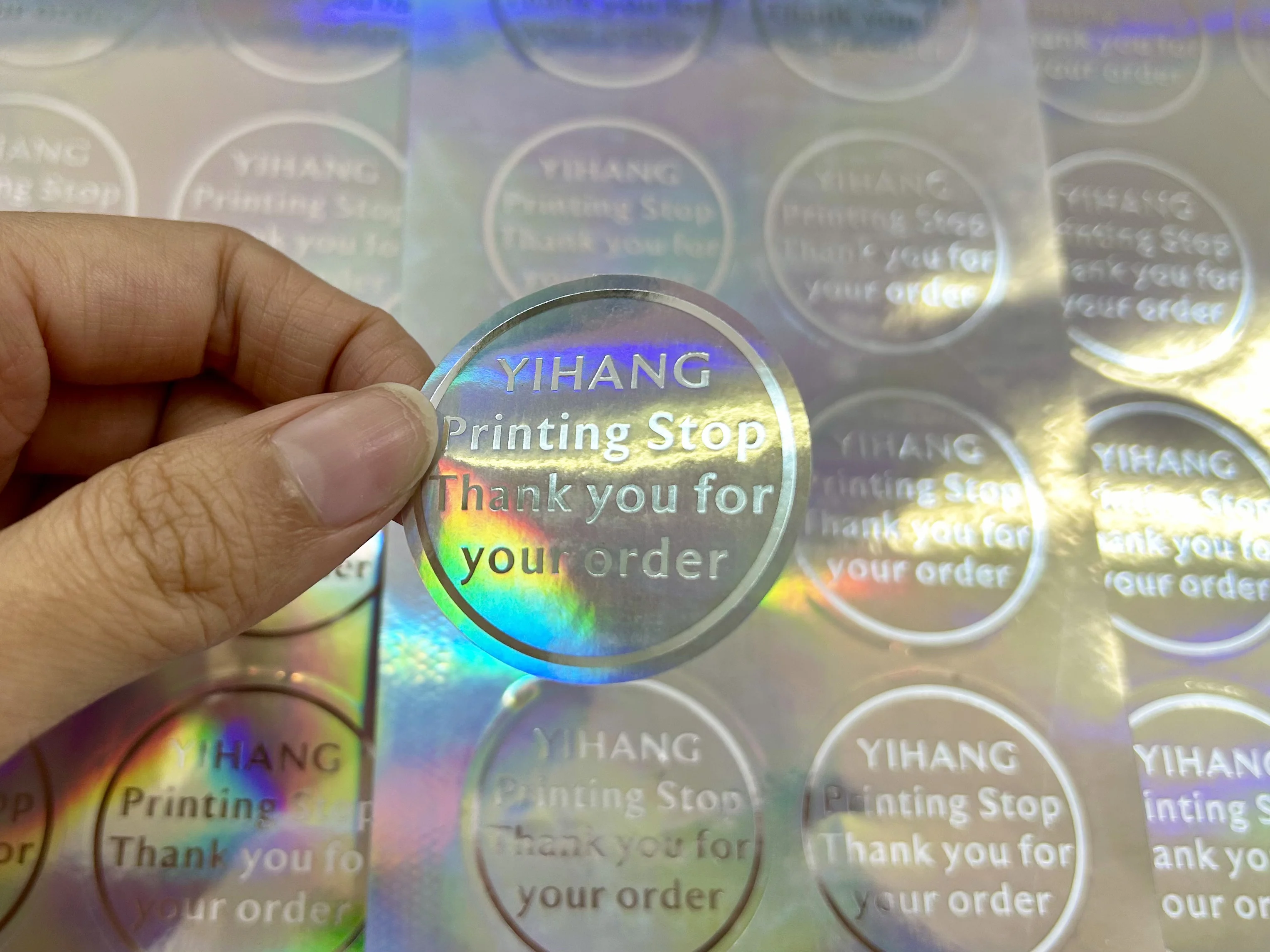 Laser reflective stickers, customized logo, various text, waterproof, can cut various graphics