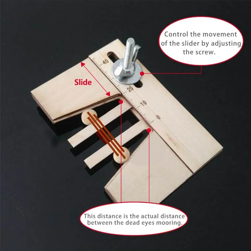 Wooden Classic Sailboat Model DIY Auxiliary Fixture Handmade Wooden Ship Model Making Kit Auxiliary Tools