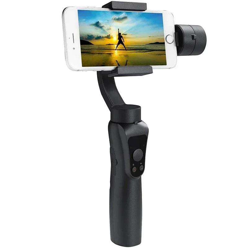 Smartphone Mobile Phone Handheld Gimbal 3-Axis Stabilizer Face Tracking Selfie Stick for iPhone Android Action Cameras