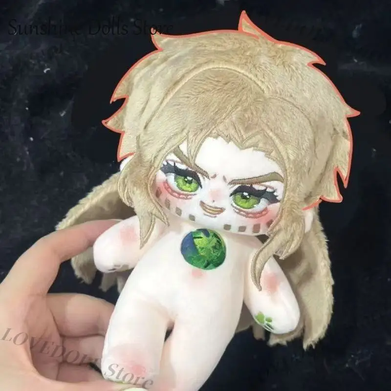 

20cm Anime Caesar Zeppeli Attributes Handsome Boy Plush Doll Stuffed Body Dress Up Clothes Cotton Plushies Figures Xmas Gift