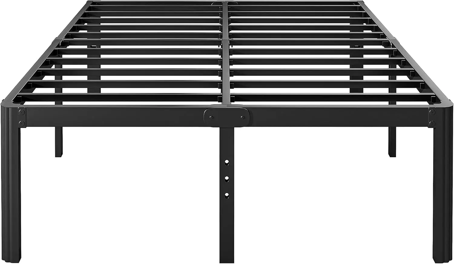 

18in Full Size Bed Frame No Box Spring Needed, Heavy Duty Metal Platform Bed Frame Full with Round Corners, Easy Assembly, No