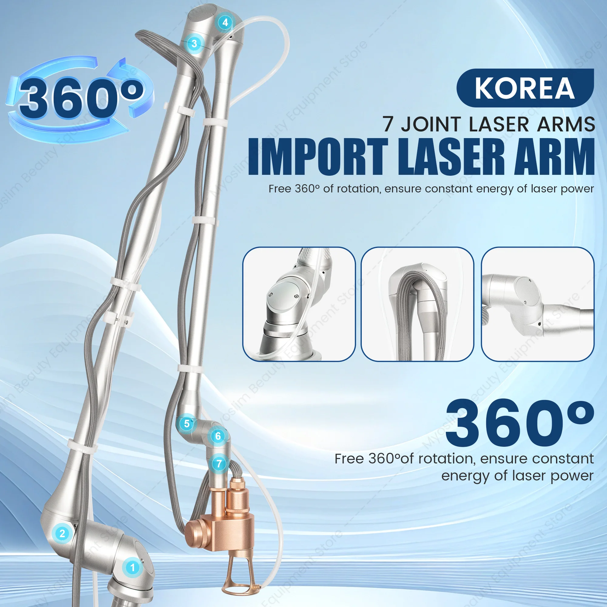 CO2 Fractional Lase Skin Rejuvenation Device for Pigment Removal Wrinkle Removal Stretch Mark Therapy Salon Beauty