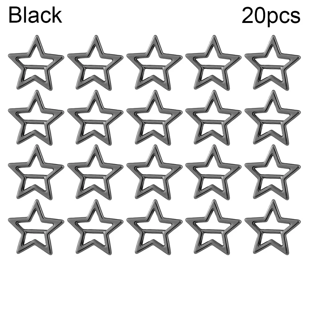 

20pcs High quality 4 colors Stuffed Toys Tri-glide Star Buckle Belt Buttons Doll Bags Accessories Diy Dolls Buckles