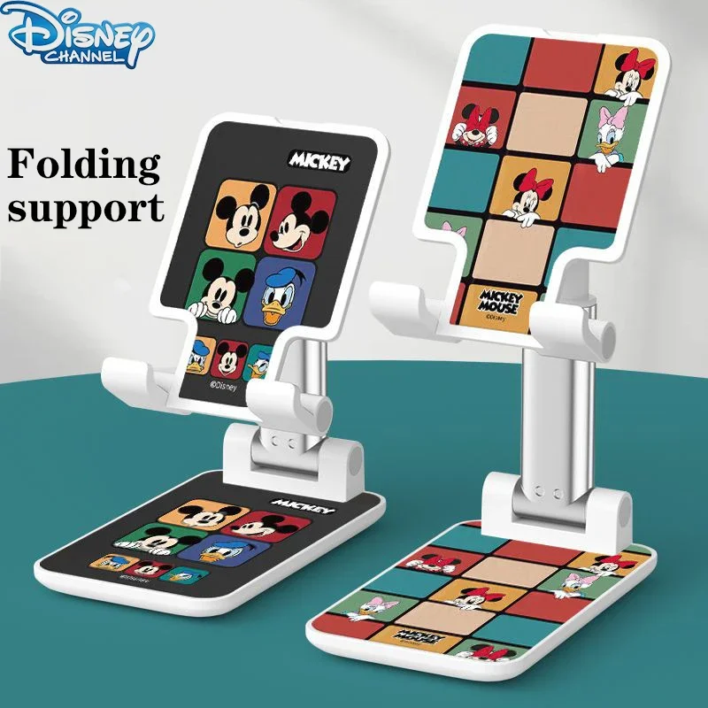 Disney Mickey Minnie Donald Duck Universal Desktop Mobile Phone Tablet Stand For Phone iPad Non-slip Foldable Adjustable Height