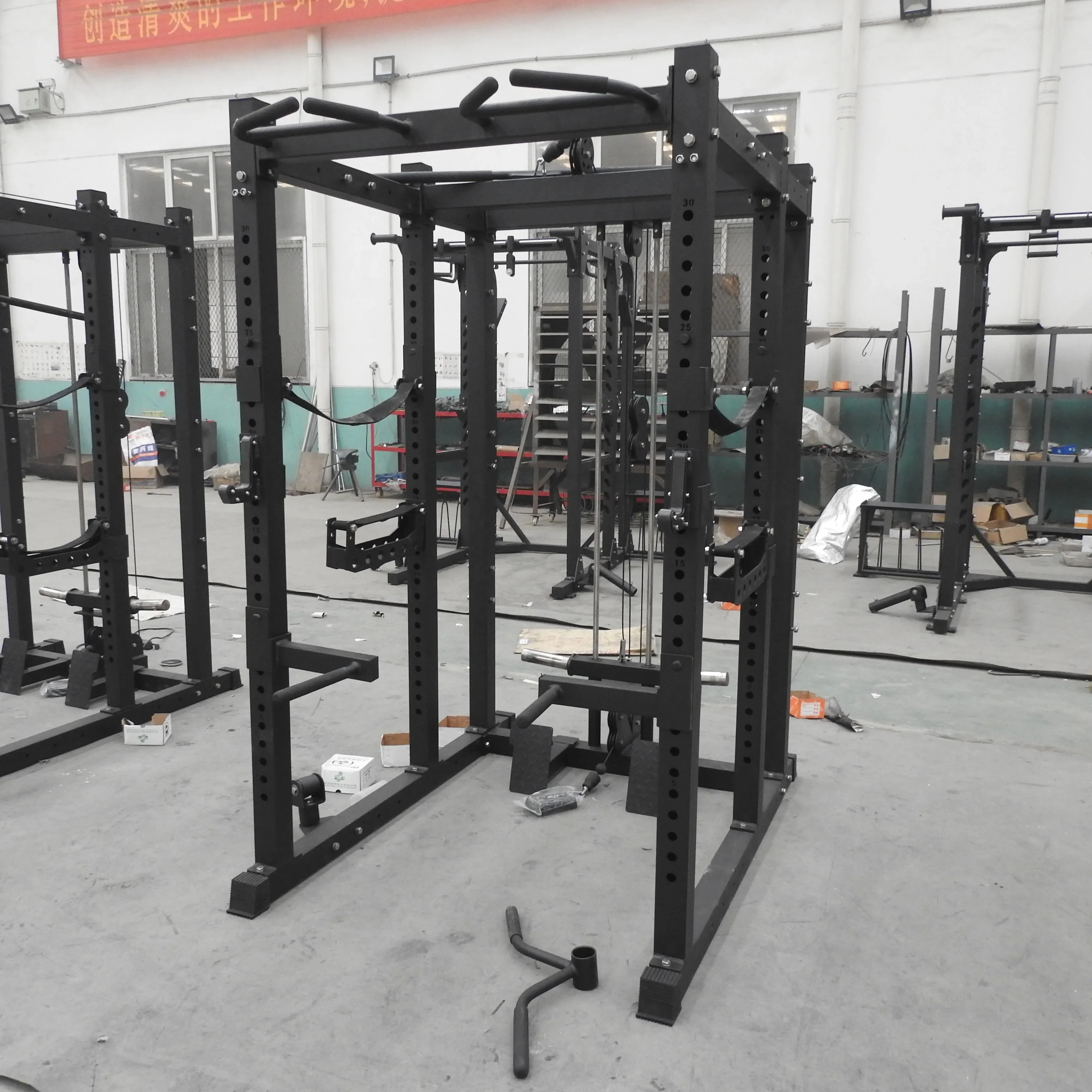 

Multi Function Home Use Fitness Equipment Commercial Power Rack Squat Rack Smith Machine For Gym